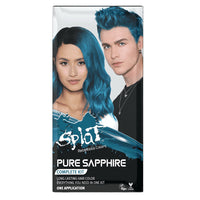Splat Pure Sapphire Semi Permanent Hair Color Kit, Teal Blue Hair Dye, 1 Ea