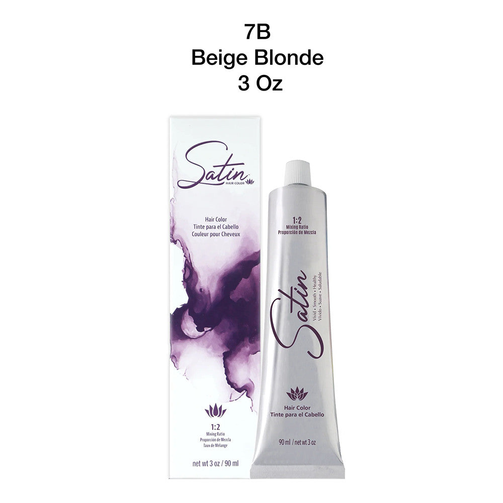 Satin Ultra Vivid Hair Color, 7 Beige Blonde, 3 Oz