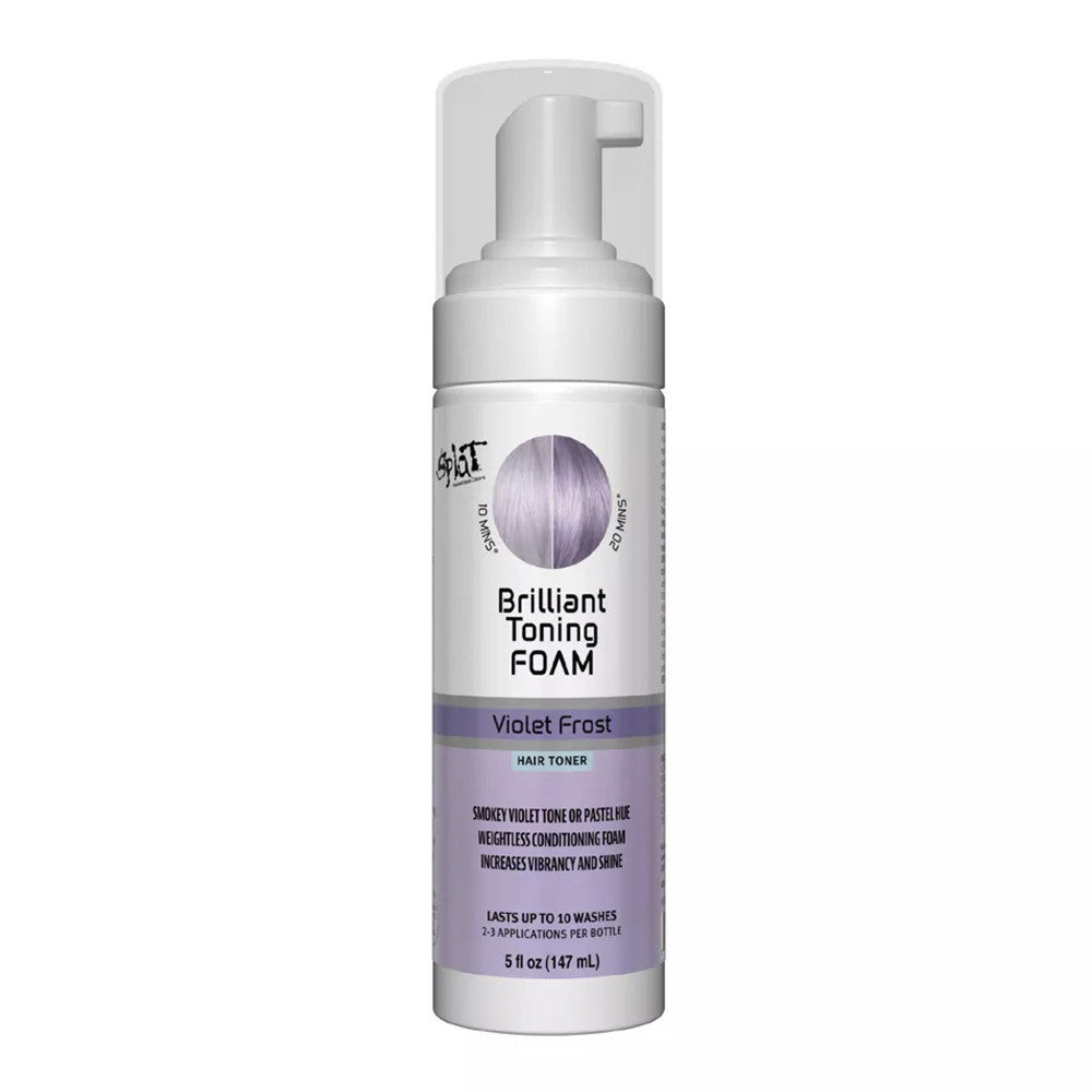 Splat Brilliant Toning Foam Temporary Hair Color, Violet Frost, 1 Ea