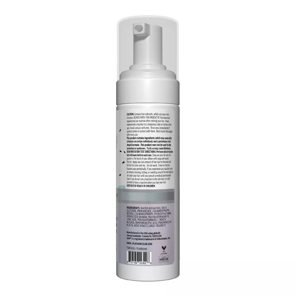 Splat Brilliant Toning Foam Temporary Hair Color, Platinum Blonde, 1 Ea