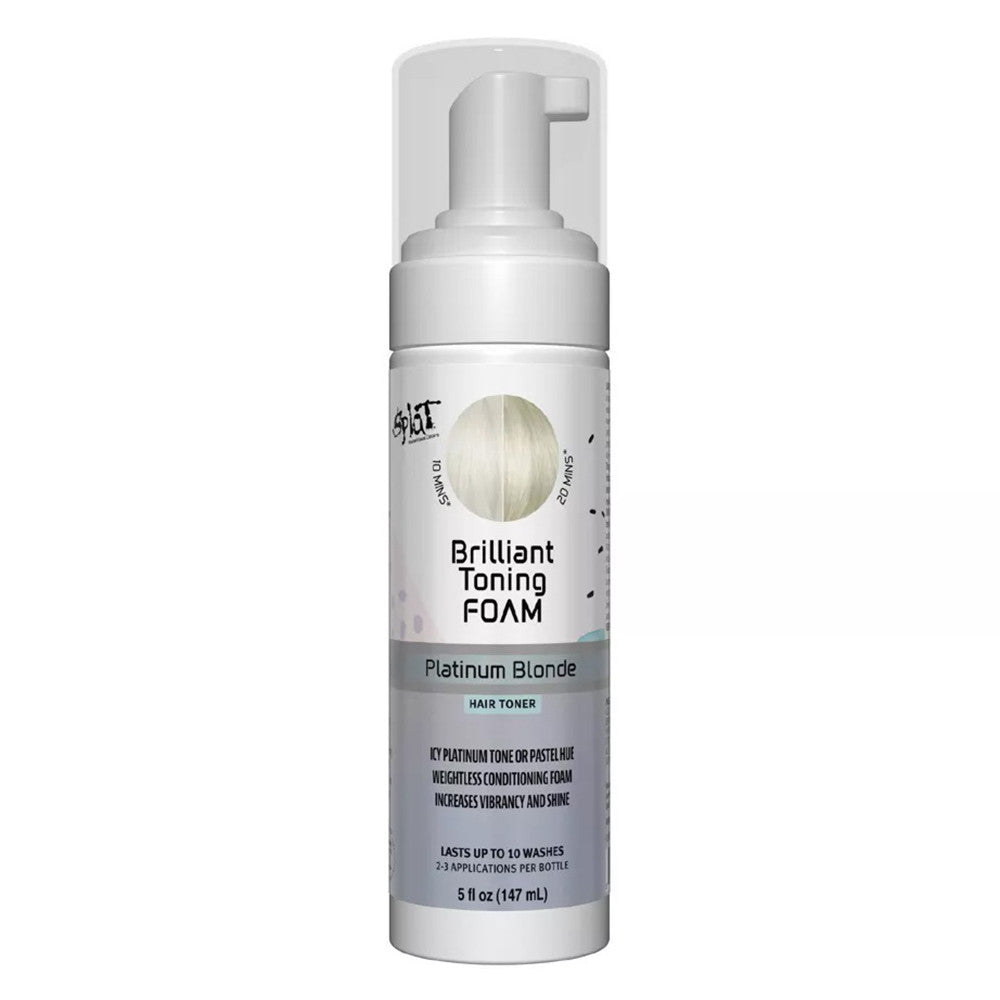 Splat Brilliant Toning Foam Temporary Hair Color, Platinum Blonde, 1 Ea