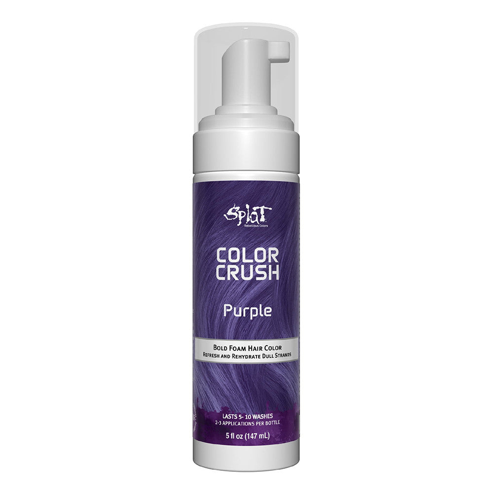 Splat Color Crush Bold Hair Foam Hair Color, Purple, 1 Ea