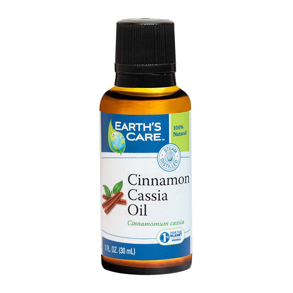 Earths Care Pure Cinnamon Cassia Oil Diffuser, 1 Oz