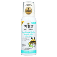 Zarbees Baby Soothing Saline Nasal Mist with Aloe, 3 Oz