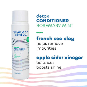 The Sea Weed Bath Company Detox Conditioner, Rosemary Mint, 12 Oz