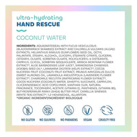 The Seaweed Bath Co Ultra Hydrating Hand Rescue Hand Cream, Coconut Water, 2 Oz