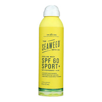 The Seaweed Bath Co Cooling Mist Sport SPF 60 Sunscreen Spray, 6 Oz