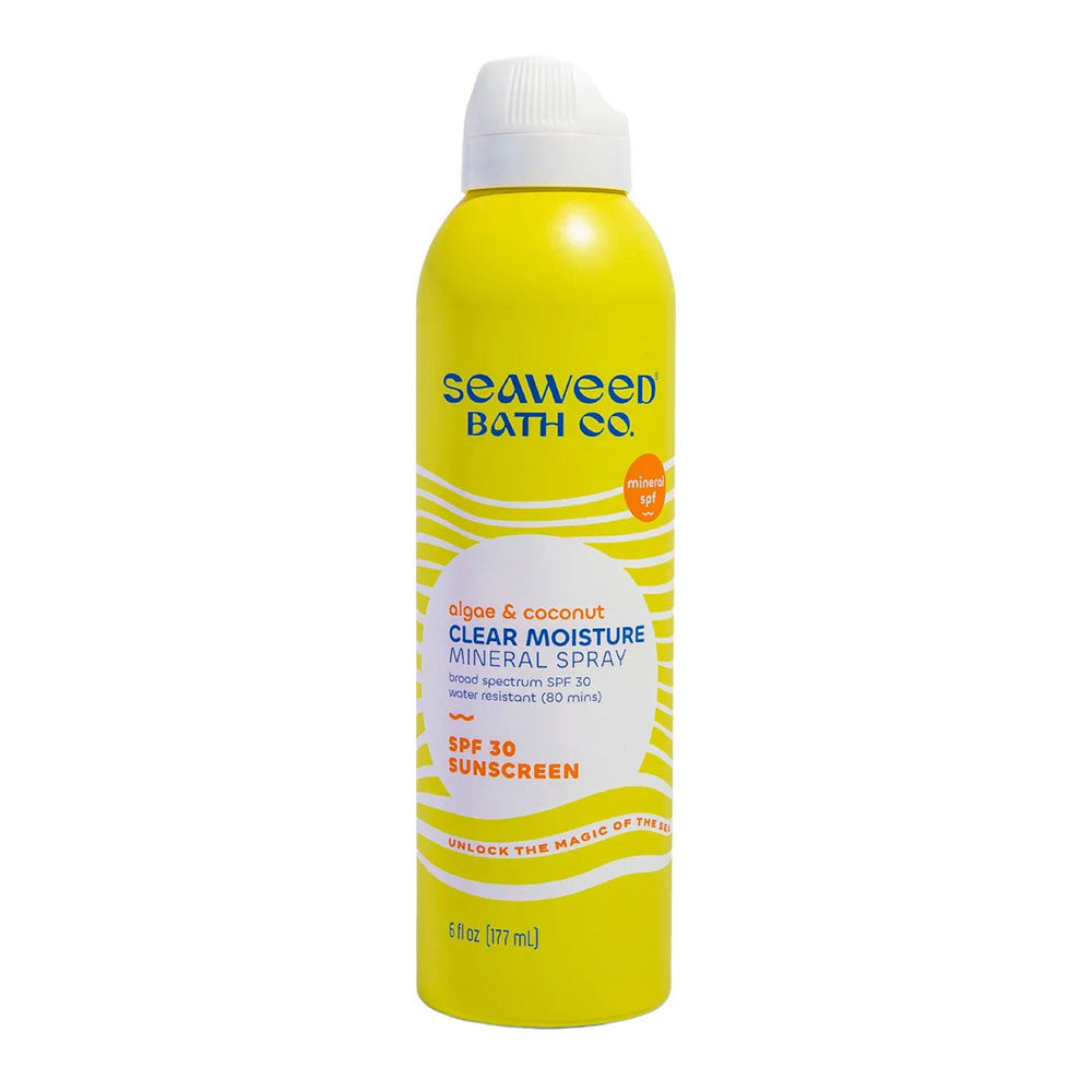 The Seaweed Bath Co Clear Moisture Mineral SPF 30 Sunscreen Spray, 6 Oz