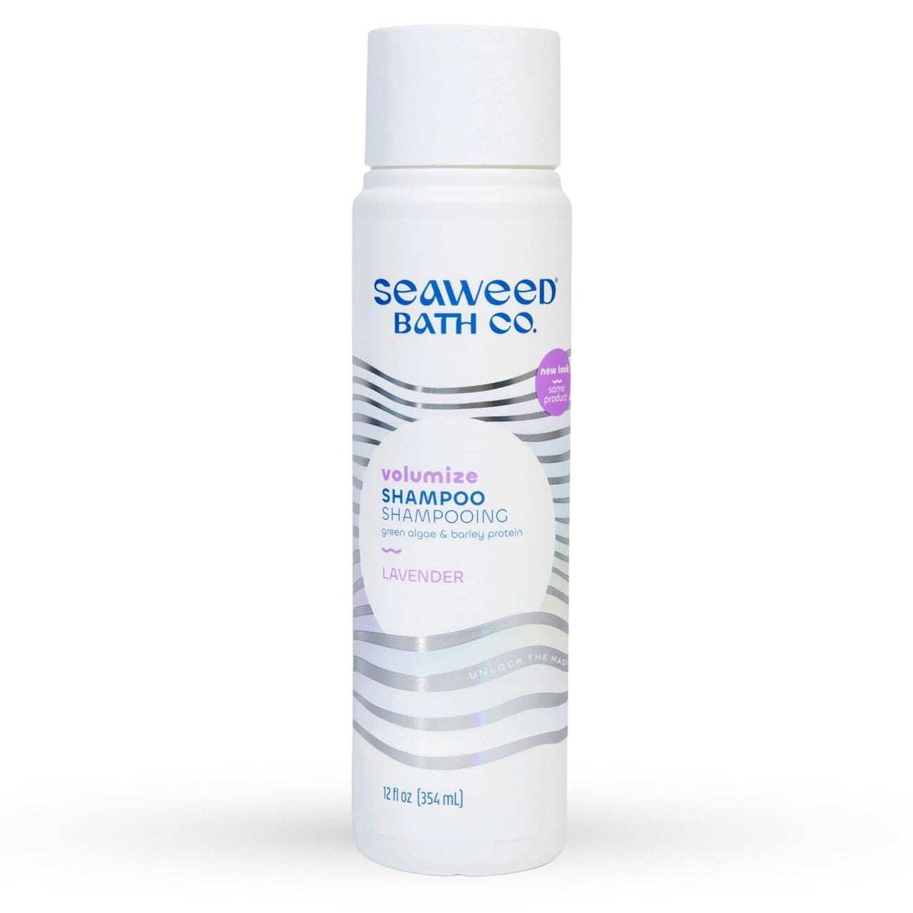 The Seaweed Bath Co Wildly Natural Lavender Volumizing Argan Hair Shampoo, 12 Oz