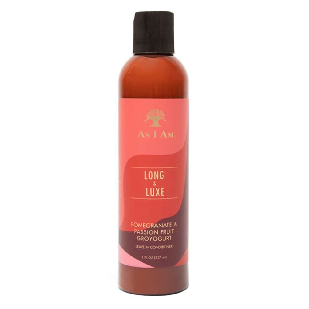 As I Am Moisturizes Detangles Enhances Curl Definition Long and Luxe Leave-In Conditioner 8Oz (237ml)