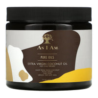 As I Am Pure Oils Extra Virgin Coconut Oil, 15 Oz