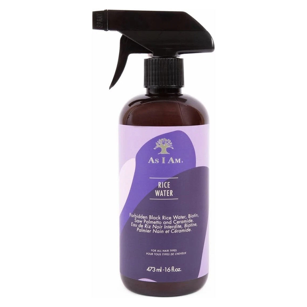 As I Am Leave-In Mist Hydrates Strengthens Refreshes Hair Rice Water Spray 16Oz (473ml)