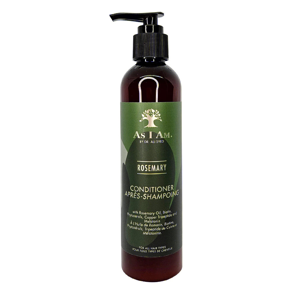 As I Am Strengthens Moisturizes Detangles Promotes Growth Rosemary Conditioner 8Oz (237ml)