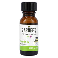Zarbees Baby Vitamin D Liquid Supplement, 0.47 Oz