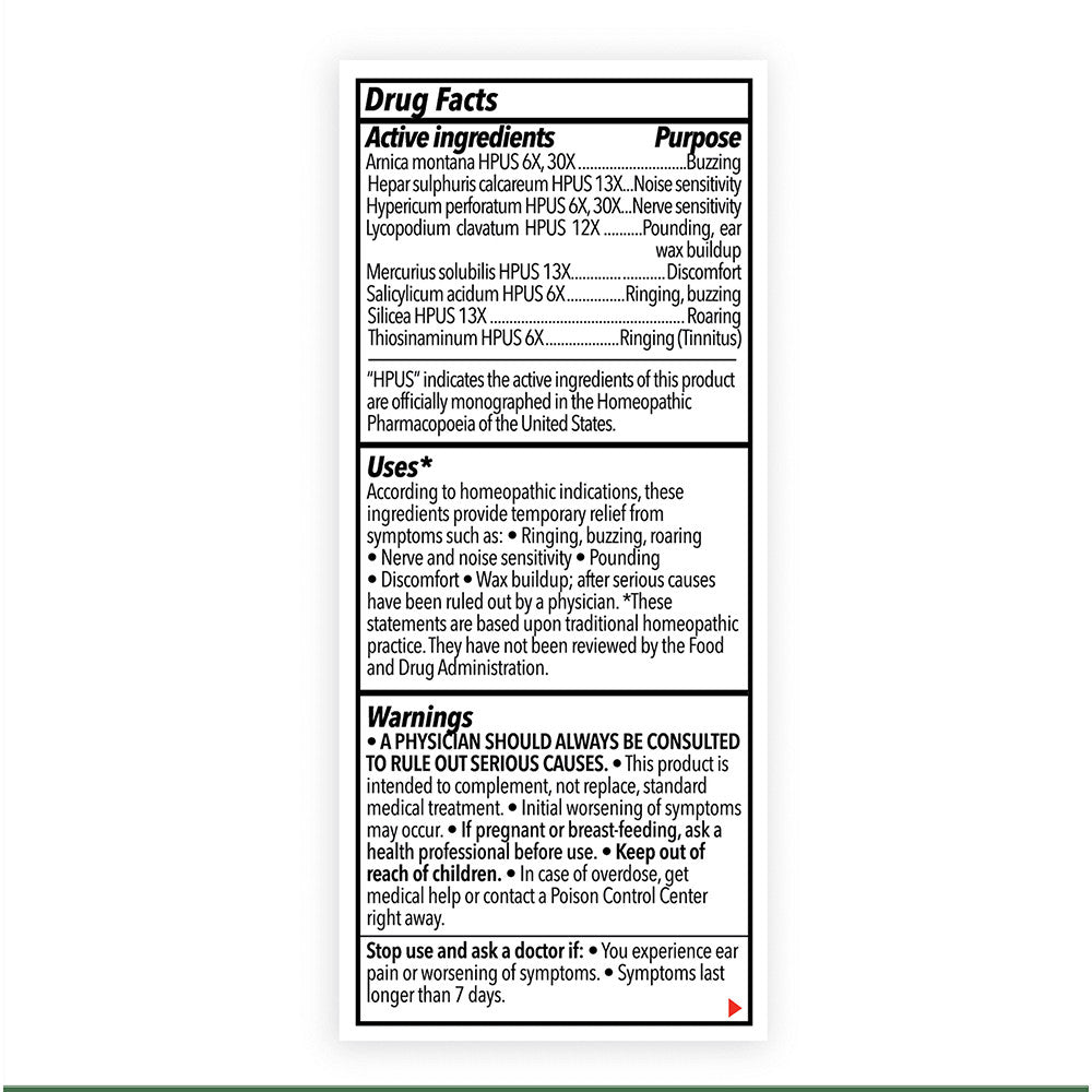 The Relief Products Natural Ears Ring Relief Fast Dissolving Tablets, 70 Ea