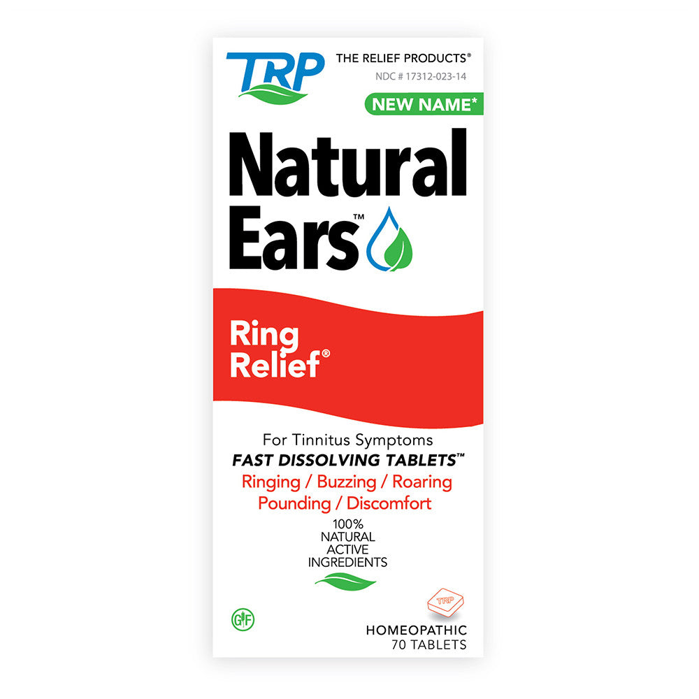 The Relief Products Natural Ears Ring Relief Fast Dissolving Tablets, 70 Ea