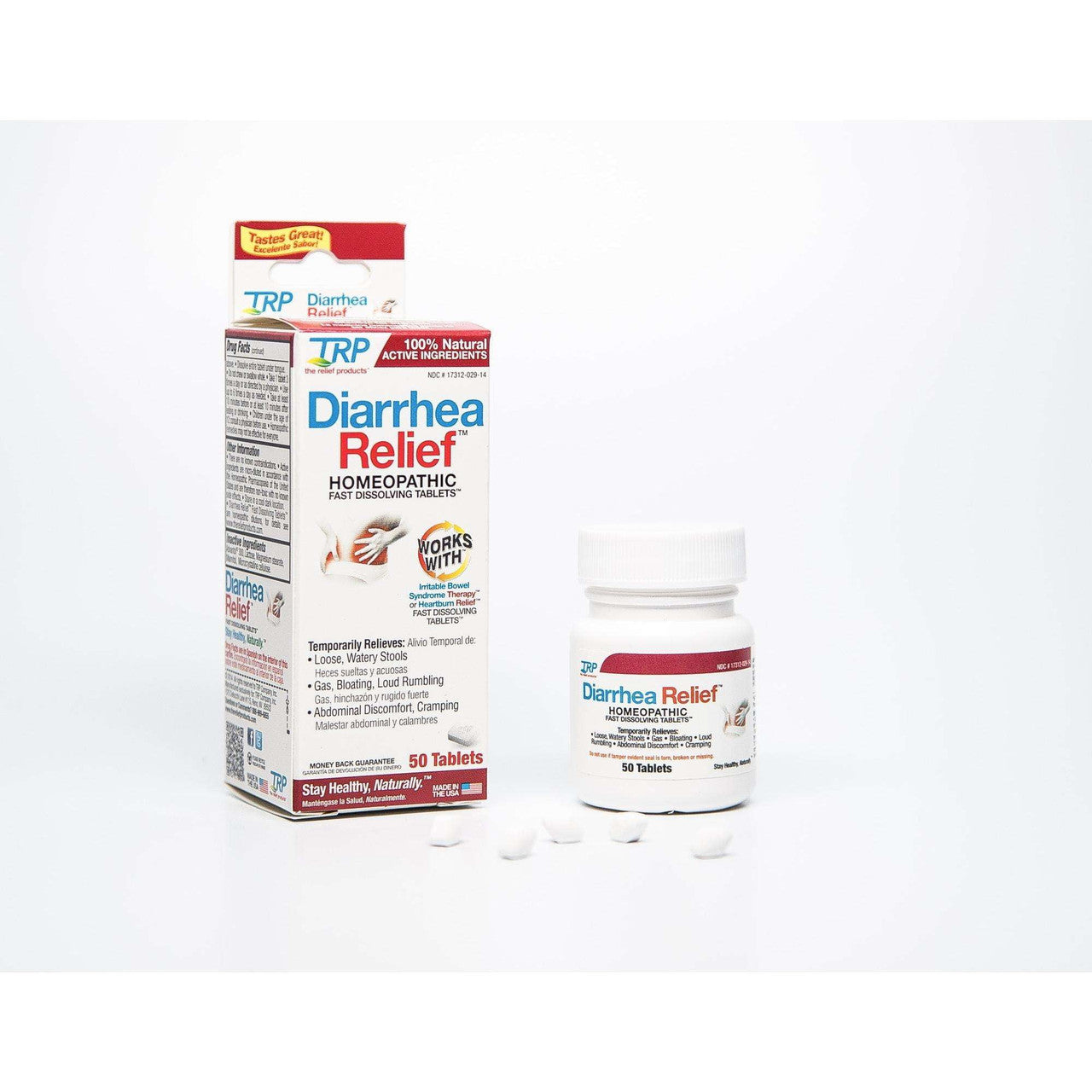 Trp The Relief Products Diarrhea Relief, 50 Ea