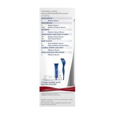 Clairol Nice N Easy Root Touch-Up Kit , Medium Brown - 1 Ea