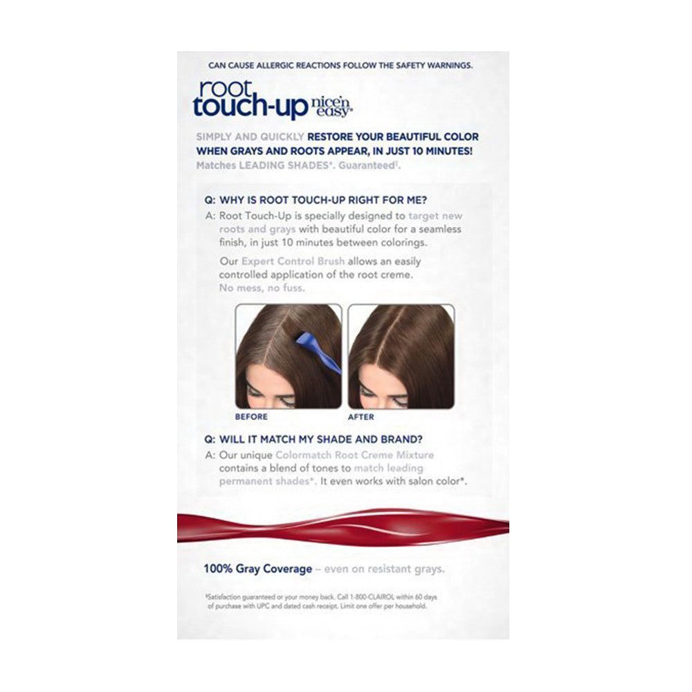 Clairol Nice N Easy Root Touch-Up Kit , Medium Brown - 1 Ea