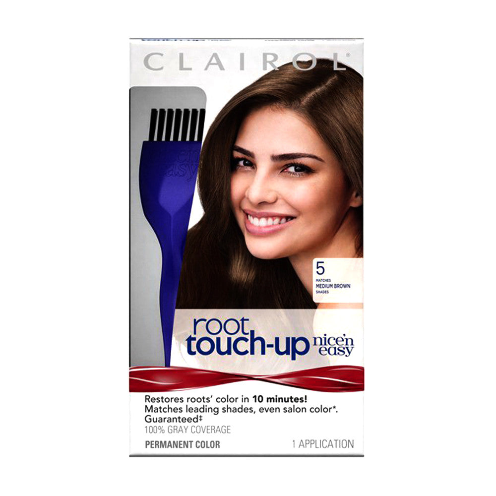 Clairol Nice N Easy Root Touch-Up Kit , Medium Brown - 1 Ea