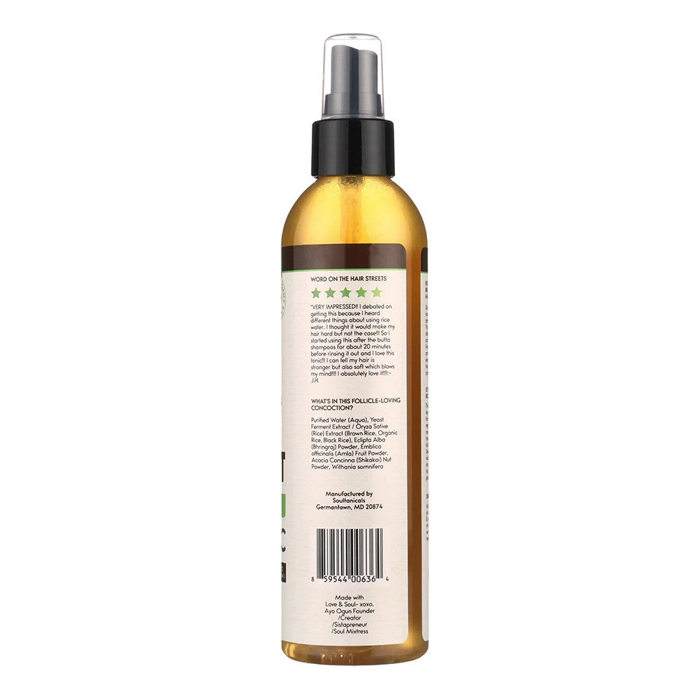 Soultanicals Sprout Follicular Rice Tonic for Hair Growth, 8 Oz
