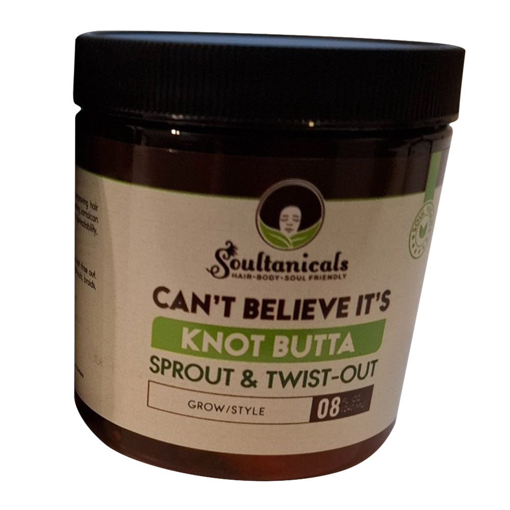 Soultanicals Sprout Knot Butta Moisturize for Coils, 8 Oz