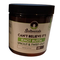 Soultanicals Sprout Knot Butta Moisturize for Coils, 8 Oz
