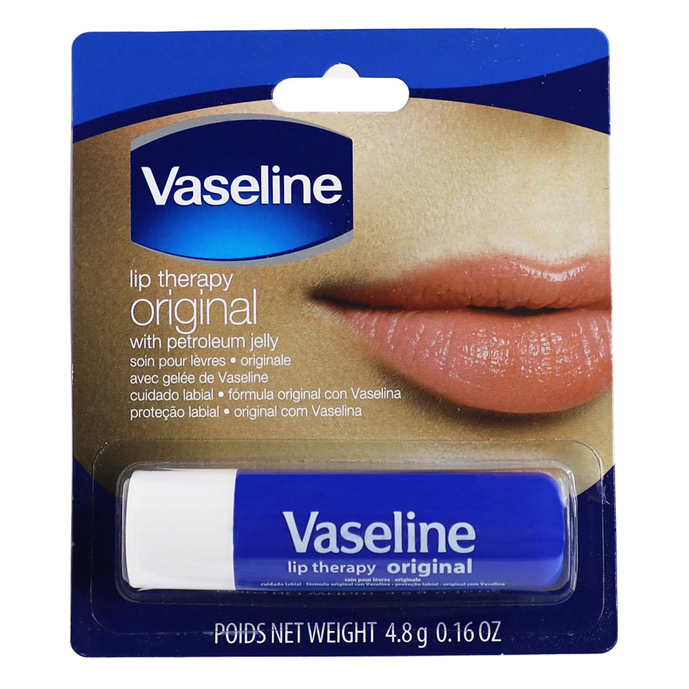 Vaseline Lip Therapy Original with Petroleum Jelly 0.16Oz (4.8g)