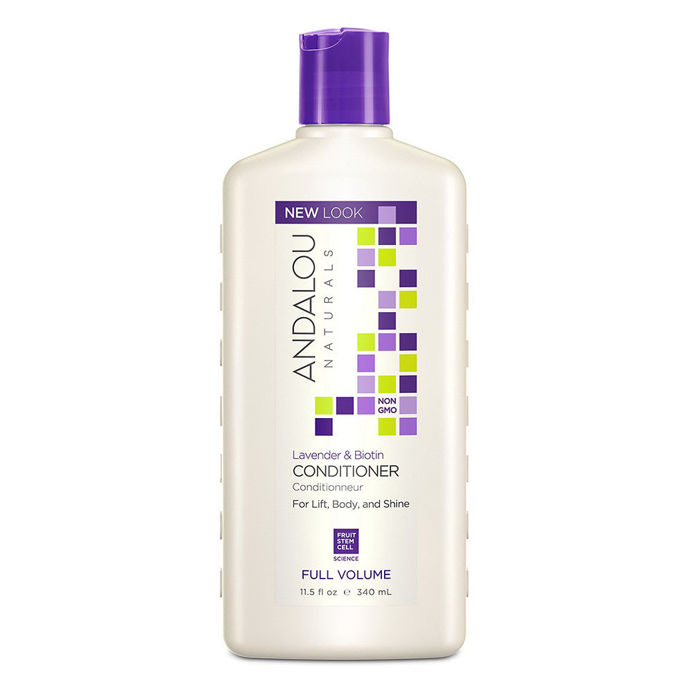 Andalou Naturals Full Volume Hair Conditioner, Lavendor And Biotin, 11.5 Oz