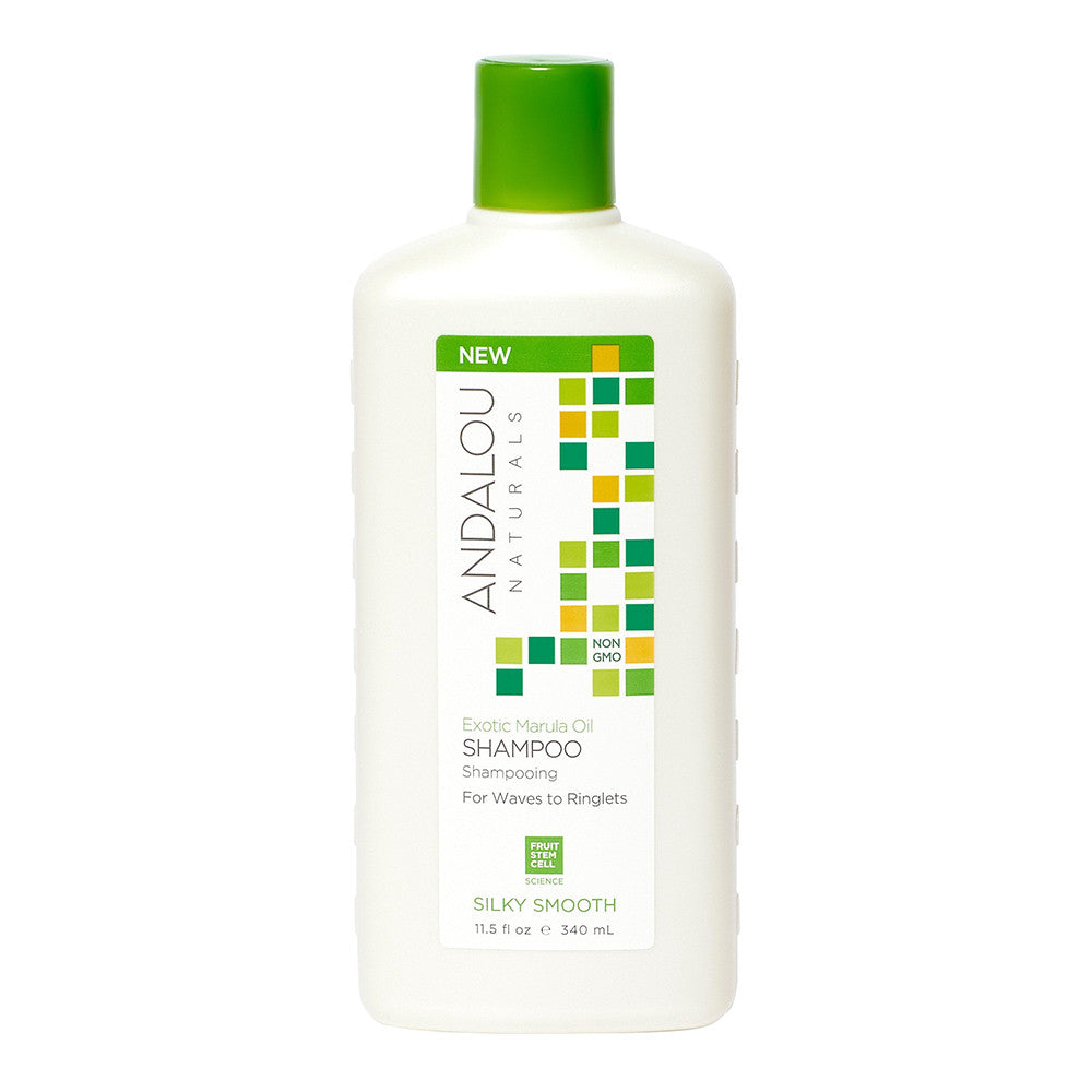 Andalou Naturals Exotic Marula Oil Silky Smooth Shampoo, 11.5 Oz