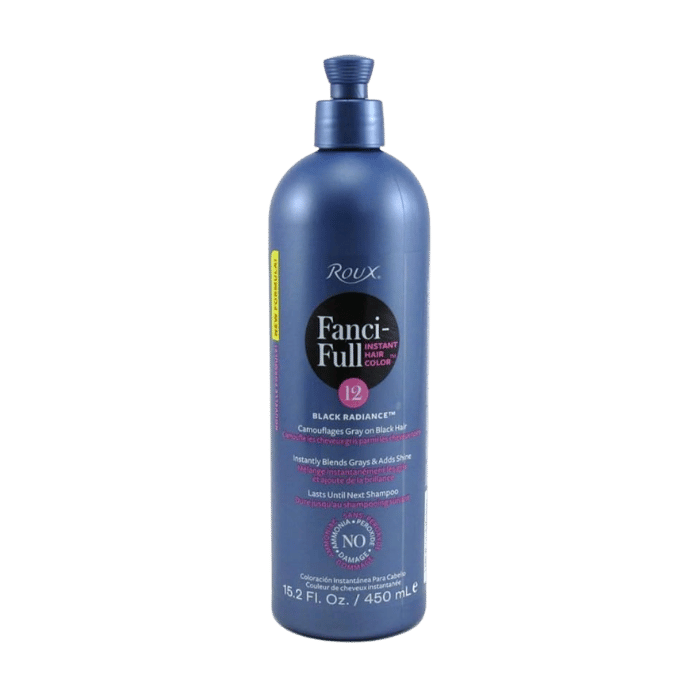 Roux Fanci Full Temporary Haircolor Rinse, 12 Black Rage, 15.2 Oz