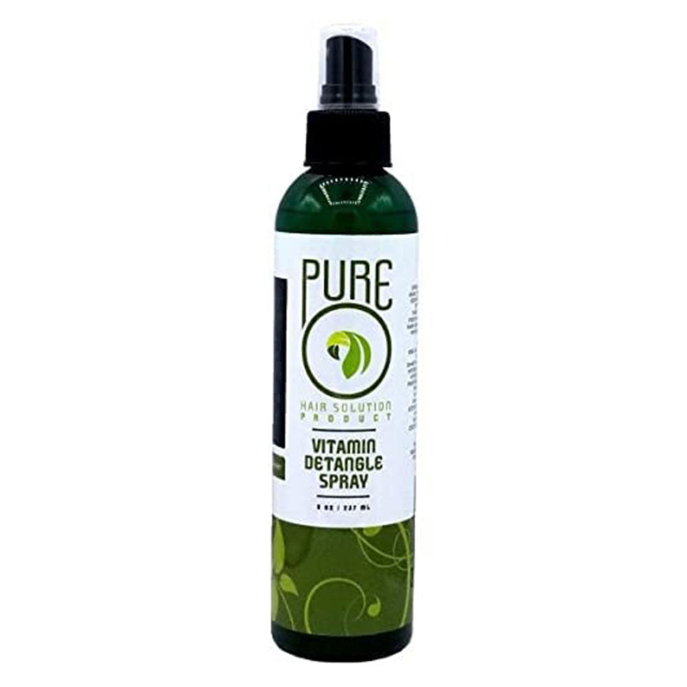 Pure O Hair Solution Vitamin Detangle Spray 8Oz