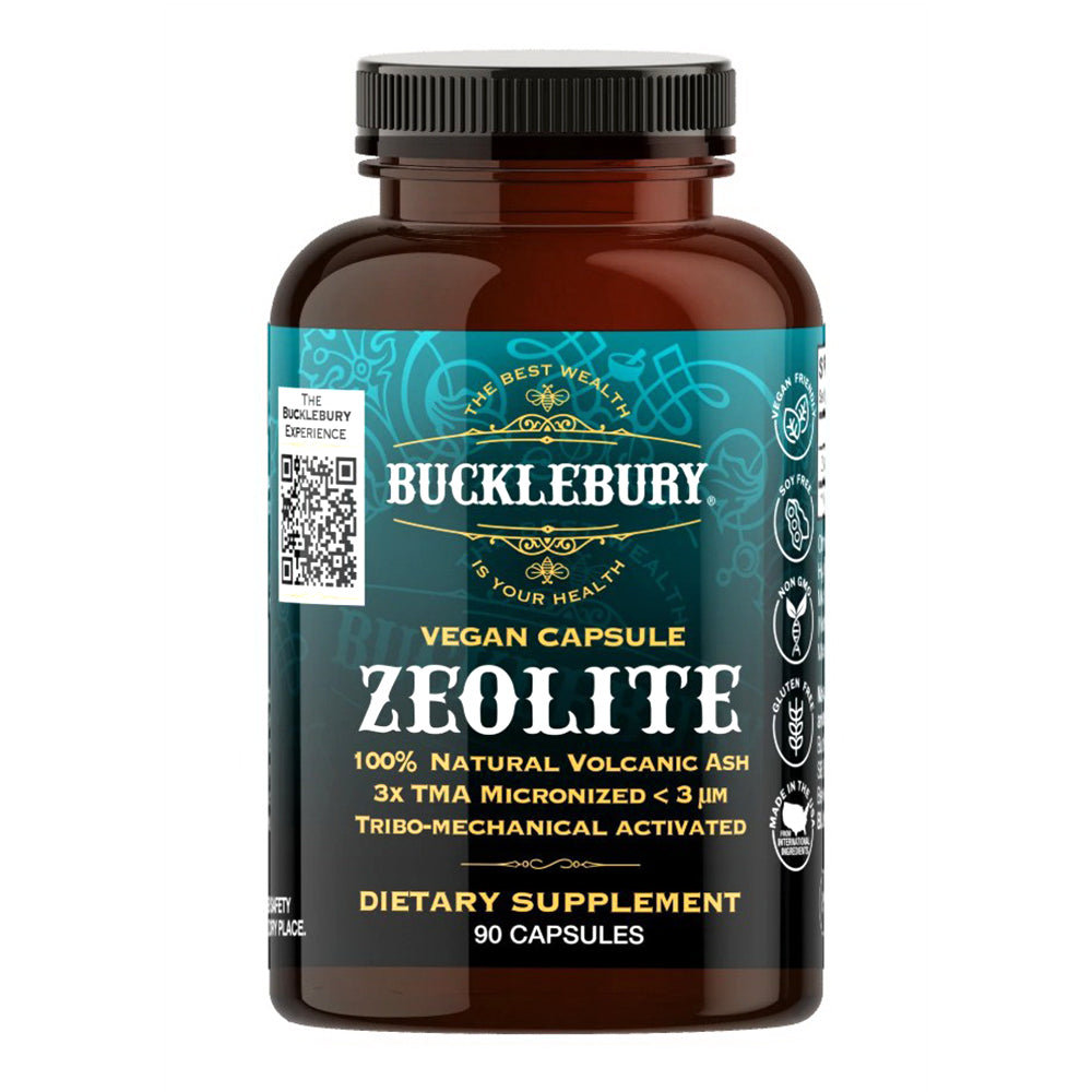 Bucklebury Zeolite Capsules for Immune and Digestive Health 90Ea
