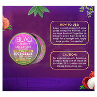 Blaq Luxury Sage and Lychee Repair and Strength Edge Glaze, 2 Oz