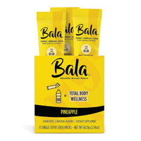 Bala Triple Enzyme Hydration Total Body Wellness Drink Mix Sticks, Pineapple, 8 Ea