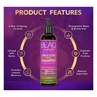 Blaq Luxury Sage and Lychee Repair and Strengthen Shampoo for All Hair Types, 12 Oz