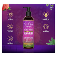 Blaq Luxury Sage and Lychee Repair and Strengthen Shampoo for All Hair Types, 12 Oz