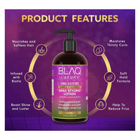 Blaq Luxury Sage and Lychee Daily Styling Lotion, 12 Oz