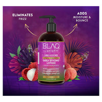 Blaq Luxury Sage and Lychee Daily Styling Lotion, 12 Oz