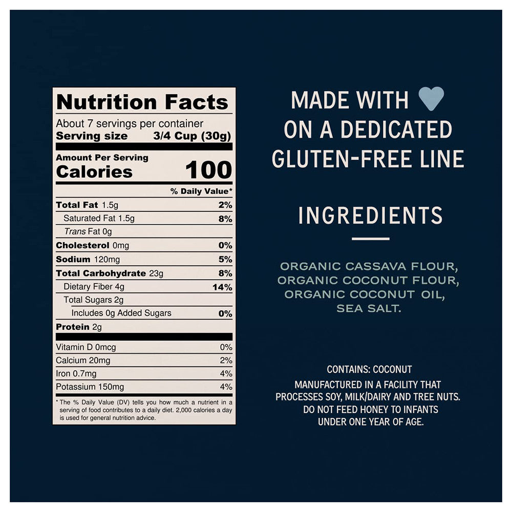 Lovebird Organic Grain Free Unsweetened Cereal, 7 Oz