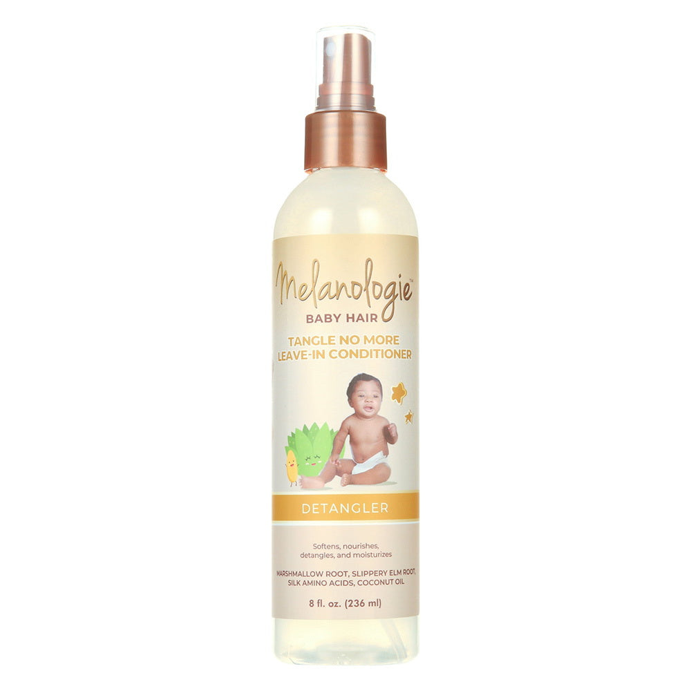 Melanologie Baby Leave In Conditioner Gentle Care for Soft and Manageable Hair 8Oz (236ml)