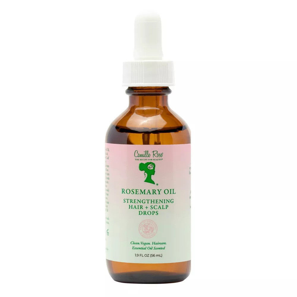 Camille Rose Strengthening Hair and Scalp Drops with Rosemary Oil, 1.9 Oz