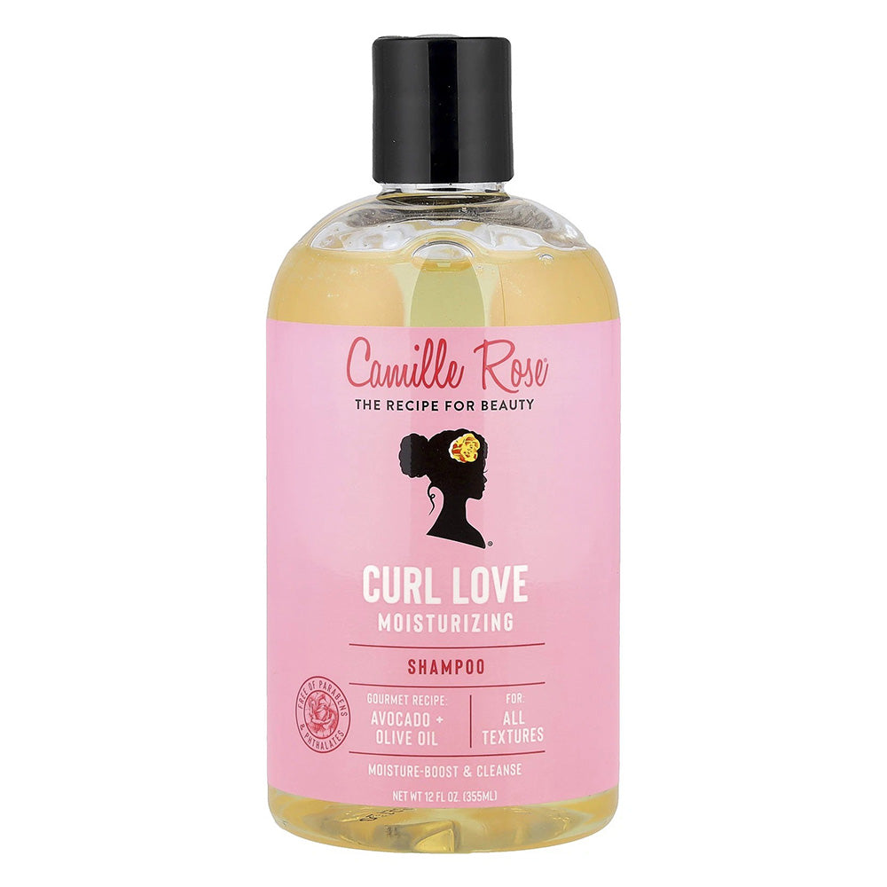Camille Rose Gently Cleanses Hydrates Preps Curls Curl Love Shampoo 12Oz (355ml)