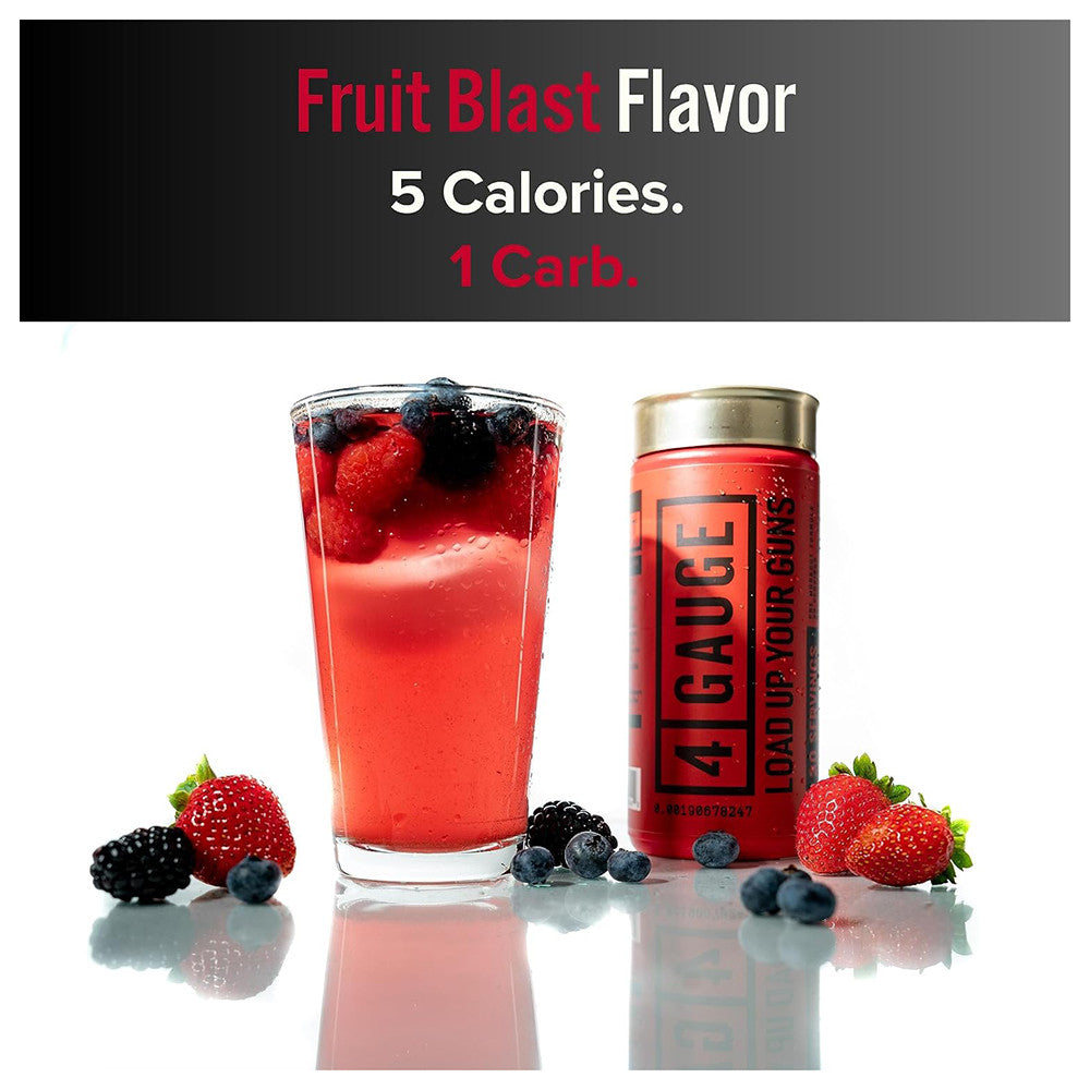 4 Gauge Pre Workout Fruit Blast Servings, 30 Ea