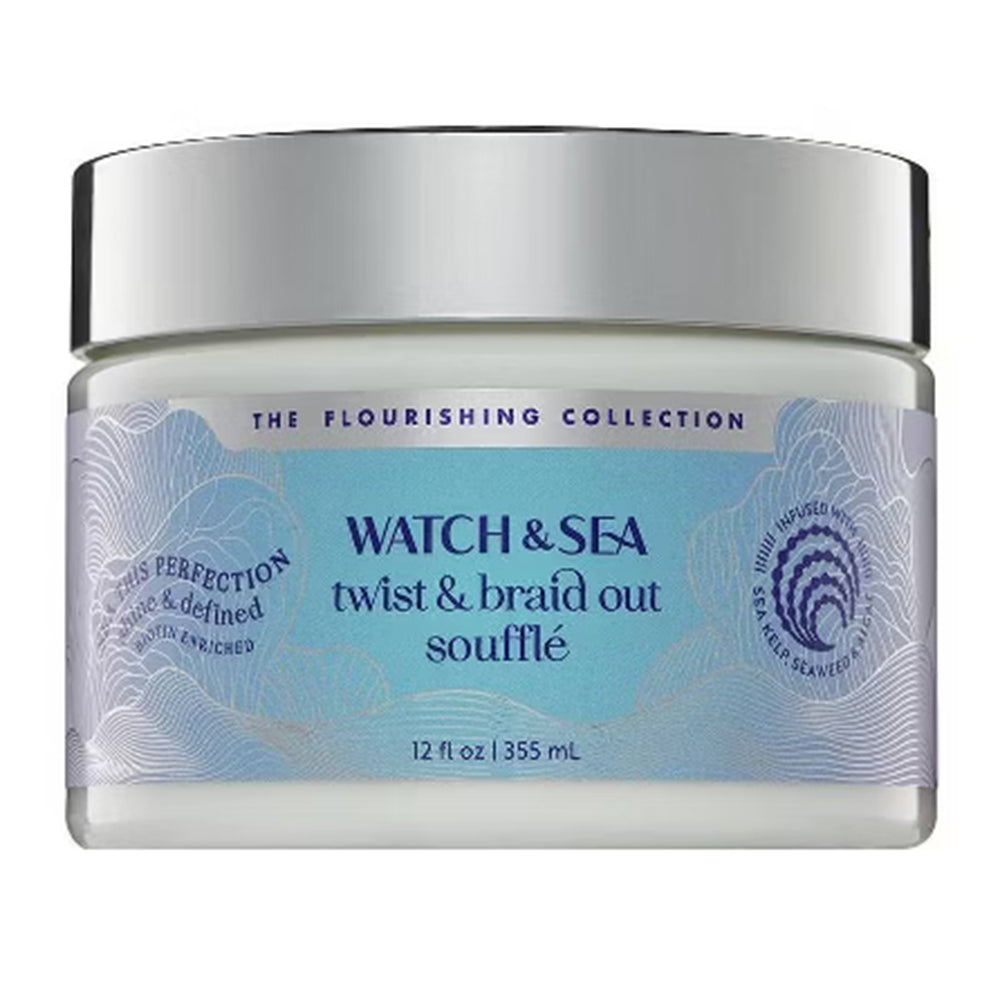 Watch & Sea This Perfection Twist & Braid Out Souffle for Hair with Biotin Enriched 12Oz (355ml)