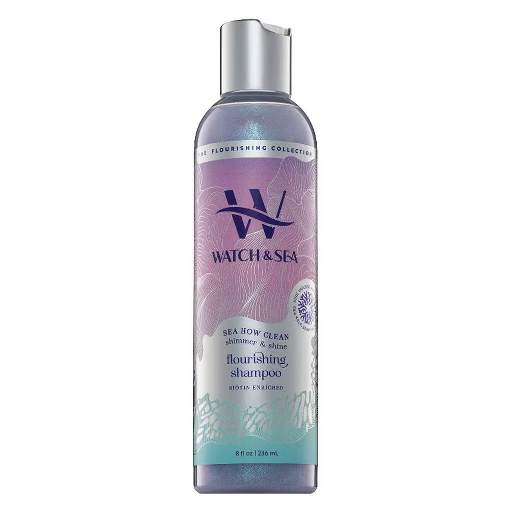 Watch & Sea How Clean Shimmer and Shine Flourishing Hair Shampoo 8Oz (236ml)