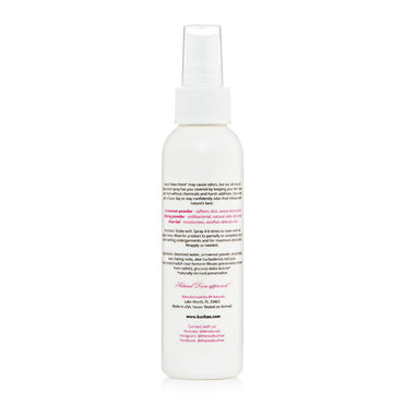 Kushae Natural Feminine Deodorant Spray, Fragrance Free, 4 Oz