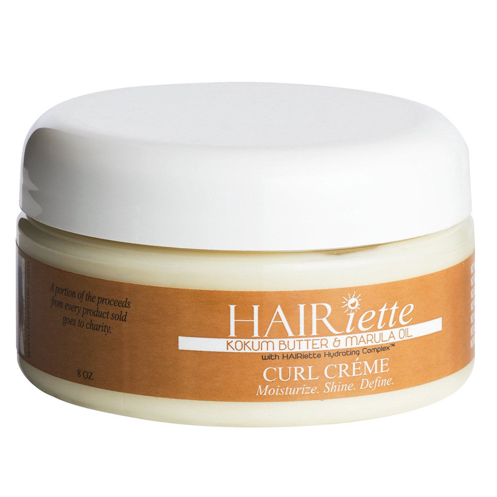 Hairiette Kokum Butter and Marula Oil Curl Creme, 8 Oz
