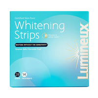 Lumineux Enamel Safe and Peroxide Free Teeth Whitening Strips, 14 Ea