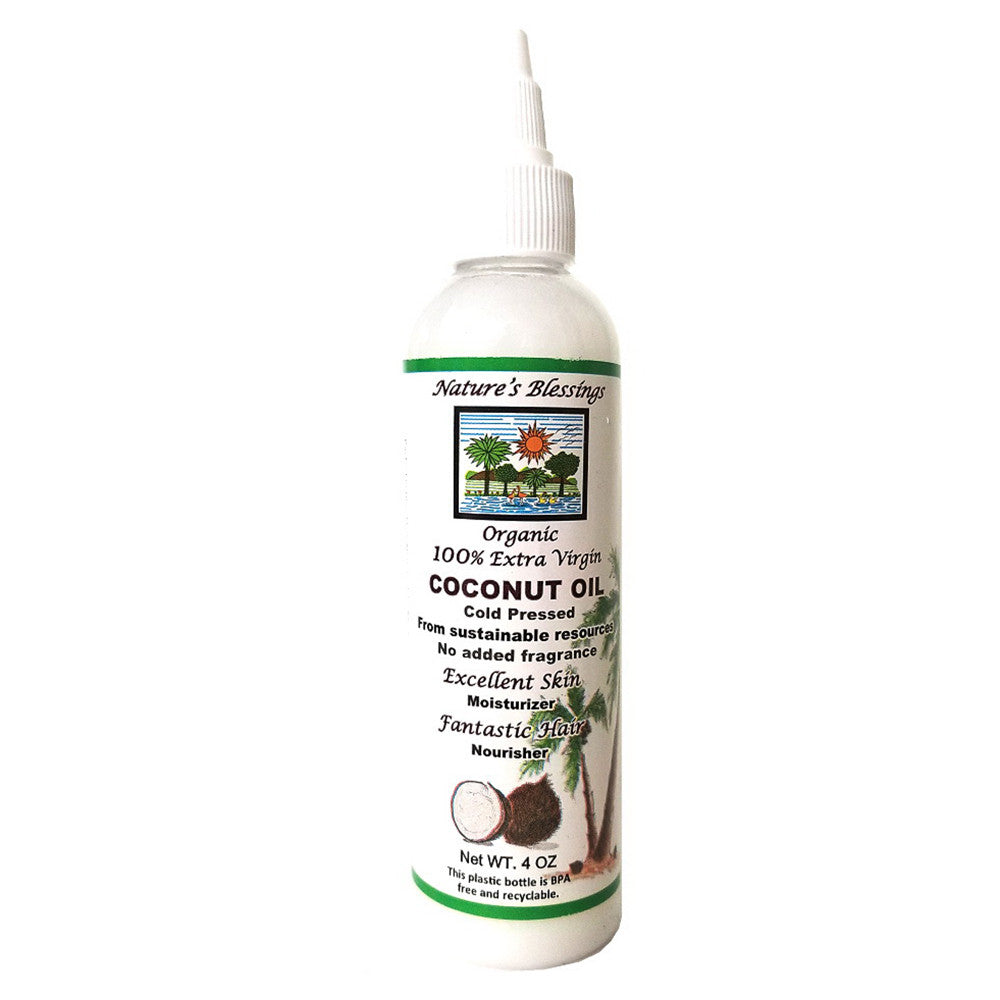 Natures Blessings Pure Coconut Oil, 4 Oz